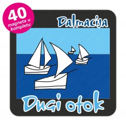 Magneti jedrilice EKO C 14 B Komplet 40 ili 20 kom  Dugi otok