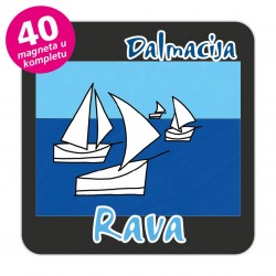 Magneti jedrilice EKO C 14 B Komplet 40 ili 20 kom  Rava