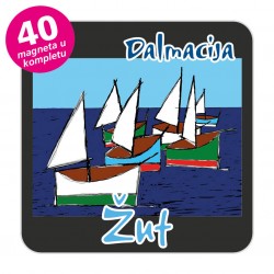 Magneti jedrilice EKO C 15 B Komplet 40 ili 20 kom  Žut