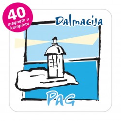 Magneti svjetionik EKO C 17 W Komplet 40 ili 20 kom  Pag
