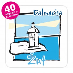 Magneti svjetionik EKO C 17 W Komplet 40 ili 20 kom  Žut