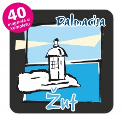 Magneti svjetionik EKO C 17 B Komplet 40 ili 20 kom  Žut