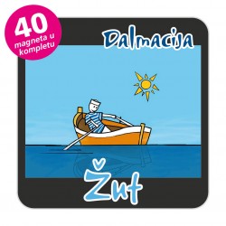 Magneti barba EKO C 22 B Komplet 40 ili 20 kom  Žut