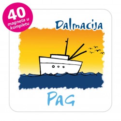 Magneti brod EKO C 27 W Komplet 40 ili 20 kom  Pag