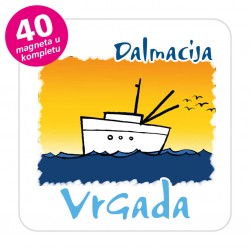 Magneti brod EKO C 27 W Komplet 40 ili 20 kom  Vrgada