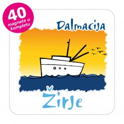 Magneti brod EKO C 27 W Komplet 40 ili 20 kom  Žirje