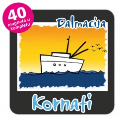 Magneti brod EKO C 27 B Komplet 40 ili 20 kom  Kornati