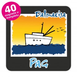 Magneti brod EKO C 27 B Komplet 40 ili 20 kom  Pag