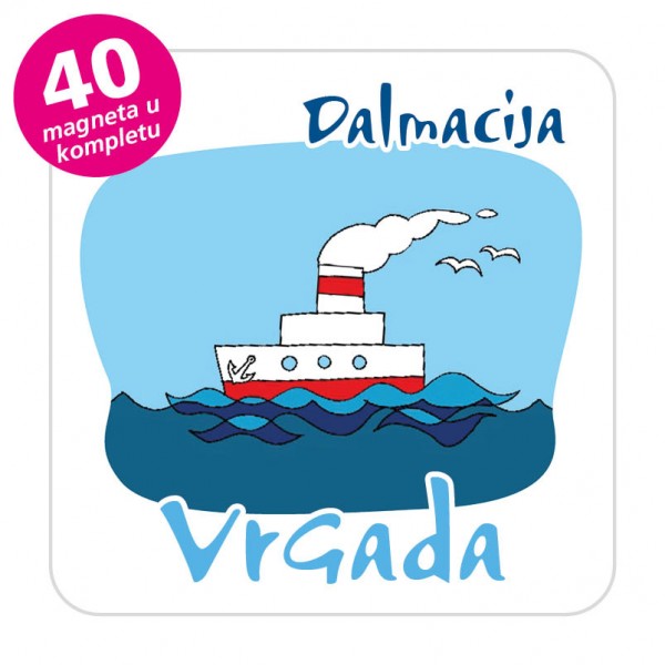 Magneti brod EKO C 28 W Komplet 40 ili 20 kom  Vrgada