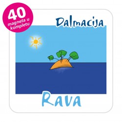 Magneti otočić EKO C 30 W Komplet 40 ili 20 kom  Rava