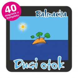 Magneti otočić EKO C 30 B Komplet 40 ili 20 kom  Dugi otok