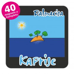 Magneti otočić EKO C 30 B Komplet 40 ili 20 kom  Kaprije