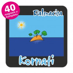 Magneti otočić EKO C 30 B Komplet 40 ili 20 kom  Kornati