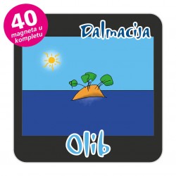 Magneti otočić EKO C 30 B Komplet 40 ili 20 kom  Olib