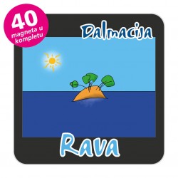 Magneti otočić EKO C 30 B Komplet 40 ili 20 kom  Rava