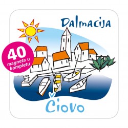 Magneti gradić EKO C 01 W Komplet 40 ili 20 kom  Čiovo