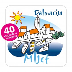 Magneti gradić EKO C 01 W Komplet 40 ili 20 kom  Mljet