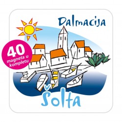 Magneti gradić EKO C 01 W Komplet 40 ili 20 kom  Šolta