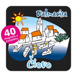 Magneti gradić EKO C 01 B Komplet 40 ili 20 kom  Čiovo