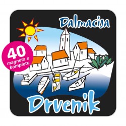 Magneti gradić EKO C 01 B Komplet 40 ili 20 kom  Drvenik Veli