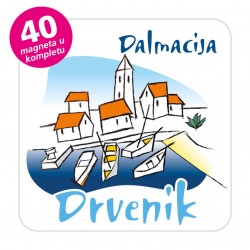 Magneti gradić EKO C 02 W Komplet 40 ili 20 kom  Drvenik Veli