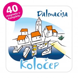 Magneti gradić EKO C 02 W Komplet 40 ili 20 kom  Koločep