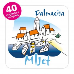 Magneti gradić EKO C 02 W Komplet 40 ili 20 kom  Mljet