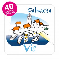 Magneti gradić EKO C 02 W Komplet 40 ili 20 kom  Vis