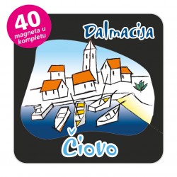 Magneti gradić EKO C 02 B Komplet 40 ili 20 kom  Čiovo