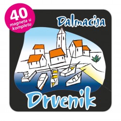 Magneti gradić EKO C 02 B Komplet 40 ili 20 kom  Drvenik Veli