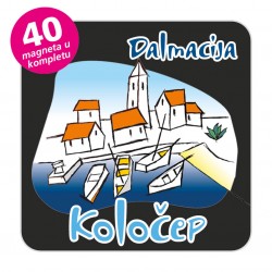 Magneti gradić EKO C 02 B Komplet 40 ili 20 kom  Koločep