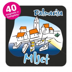 Magneti gradić EKO C 02 B Komplet 40 ili 20 kom  Mljet