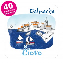 Magneti gradić EKO C 03 W Komplet 40 ili 20 kom  Čiovo