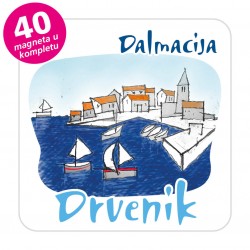 Magneti gradić EKO C 03 W Komplet 40 ili 20 kom  Drvenik Veli