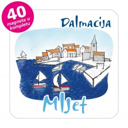 Magneti gradić EKO C 03 W Komplet 40 ili 20 kom  Mljet