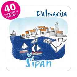 Magneti gradić EKO C 03 W Komplet 40 ili 20 kom  Šipan