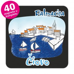 Magneti gradić EKO C 03 B Komplet 40 ili 20 kom  Čiovo