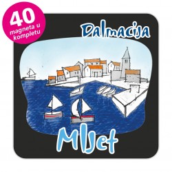 Magneti gradić EKO C 03 B Komplet 40 ili 20 kom  Mljet