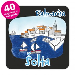 Magneti gradić EKO C 03 B Komplet 40 ili 20 kom  Šolta