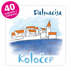 Magneti gradić EKO C 05 W Komplet 40 ili 20 kom  Koločep