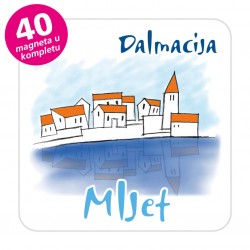 Magneti gradić EKO C 05 W Komplet 40 ili 20 kom  Mljet