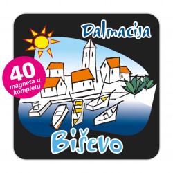 Magneti gradić EKO C 01 B Komplet 40 ili 20 kom  Biševo