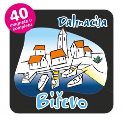 Magneti gradić EKO C 02 B Komplet 40 ili 20 kom  Biševo