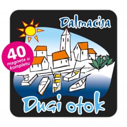 Magneti gradić EKO C 01 B Komplet 40 ili 20 kom  Dugi otok