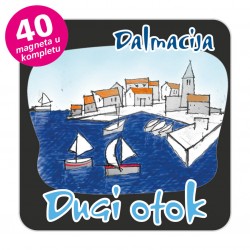 Magneti gradić EKO C 03 B Komplet 40 ili 20 kom  Dugi otok