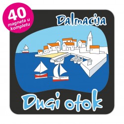 Magneti gradić EKO C 04 B Komplet 40 ili 20 kom  Dugi otok