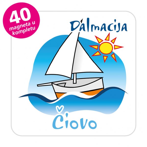 Magneti jedrilica EKO C 06 W Komplet 40 ili 20 kom  Čiovo