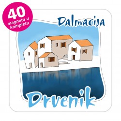 Magneti gradić EKO C 07 W Komplet 40 ili 20 kom  Drvenik Veli