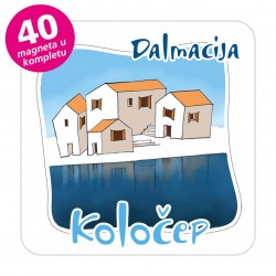 Magneti gradić EKO C 07 W Komplet 40 ili 20 kom  Koločep