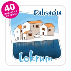 Magneti gradić EKO C 07 W Komplet 40 ili 20 kom  Lokrum